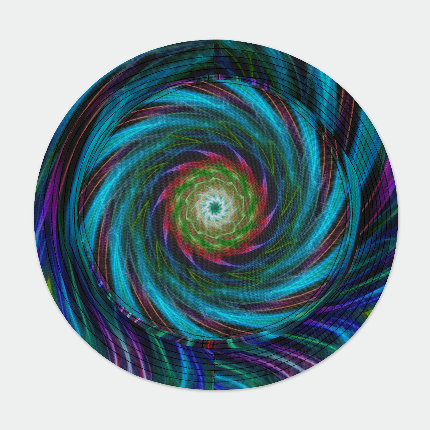 Turquoise Swirl Bucket Hat