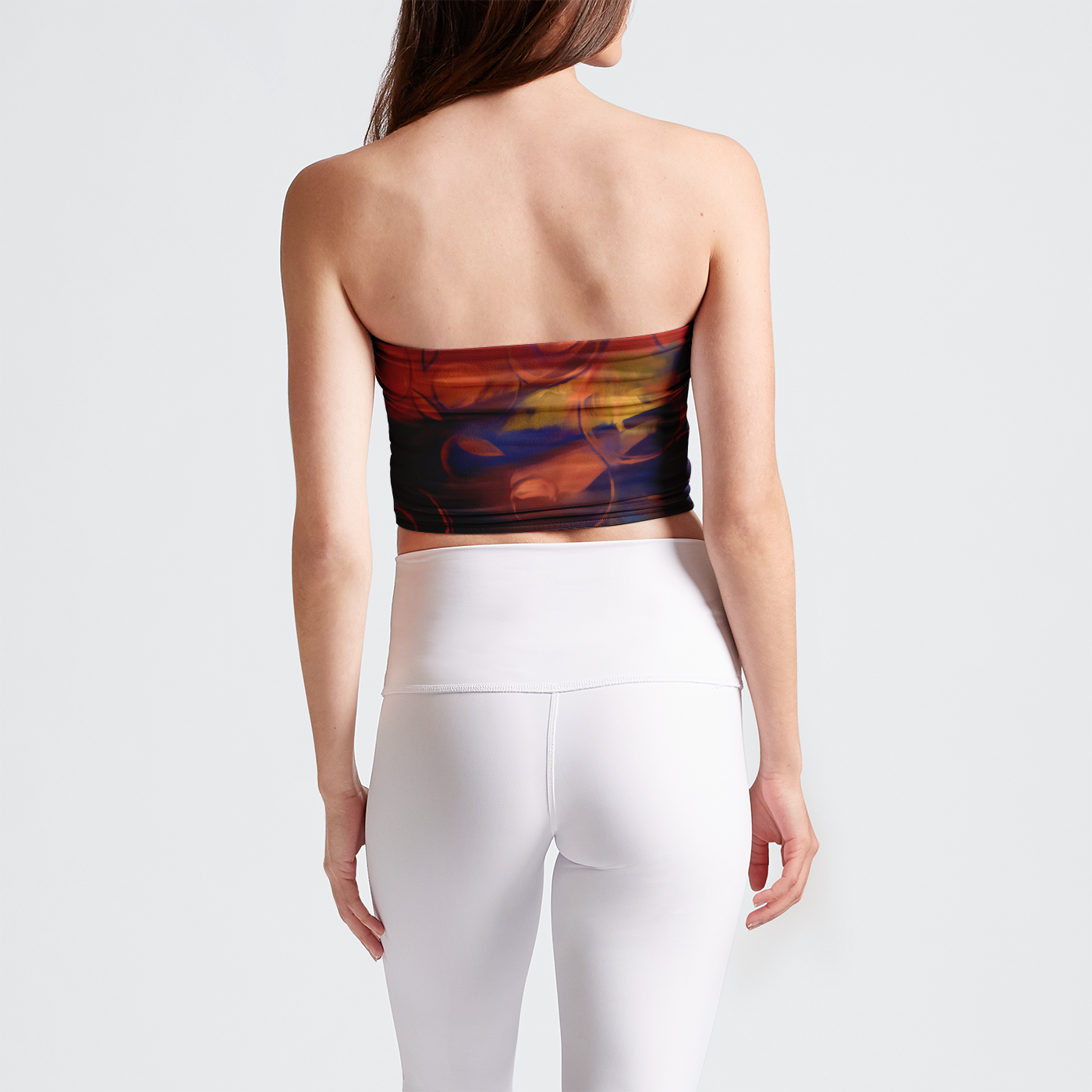 Fall Winds Abstract Tube Top