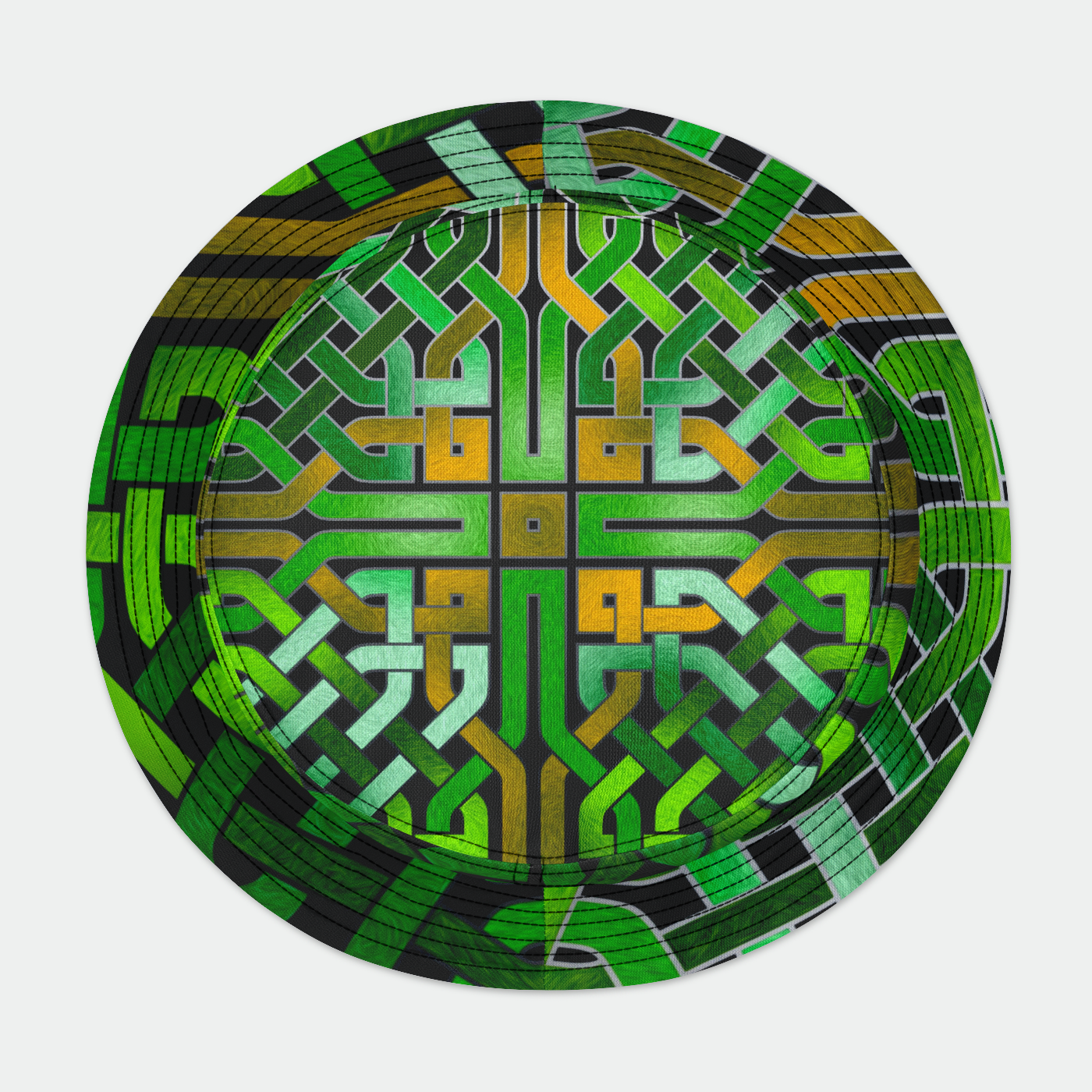 Green Celtic Knot Bucket Hat