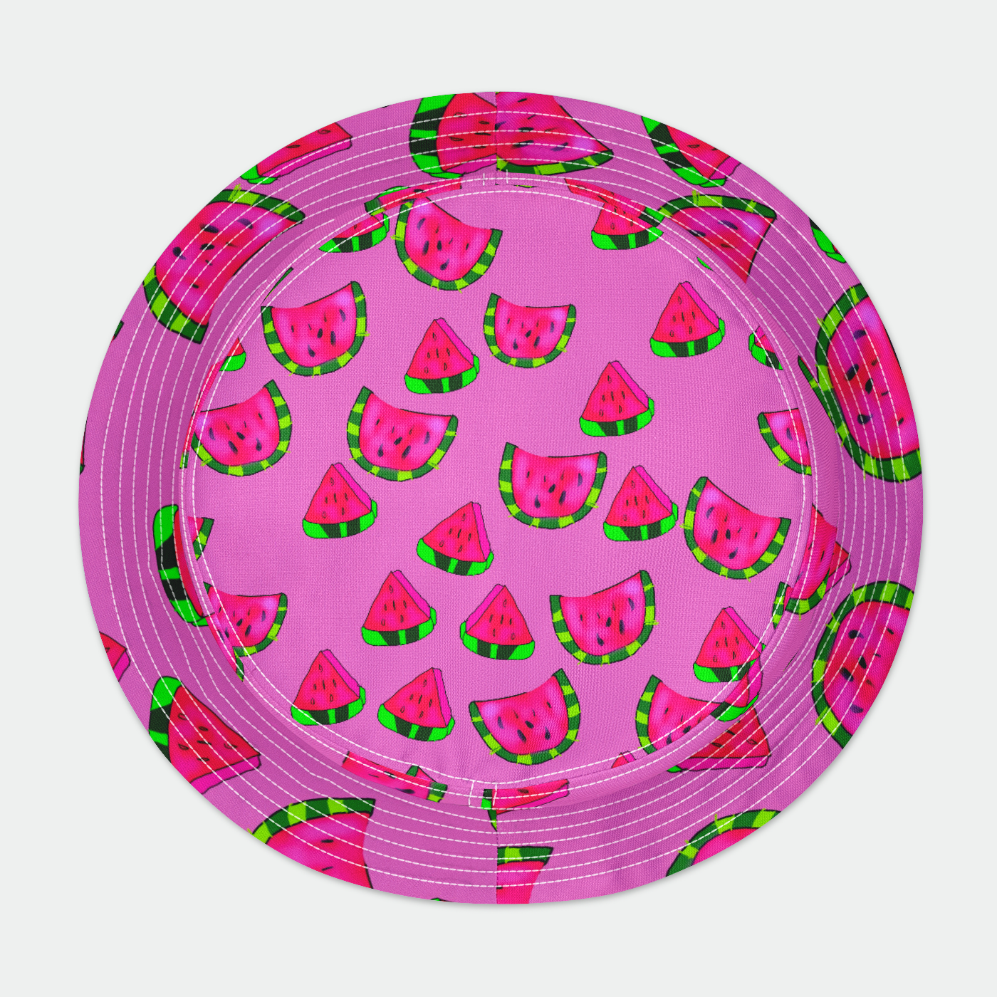 Watermelon Pattern Bucket Hat