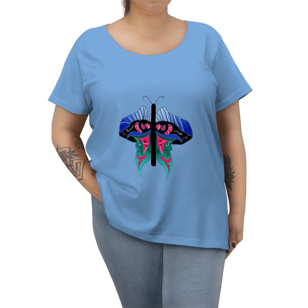 Butterfly 2 Women's Curvy Tee