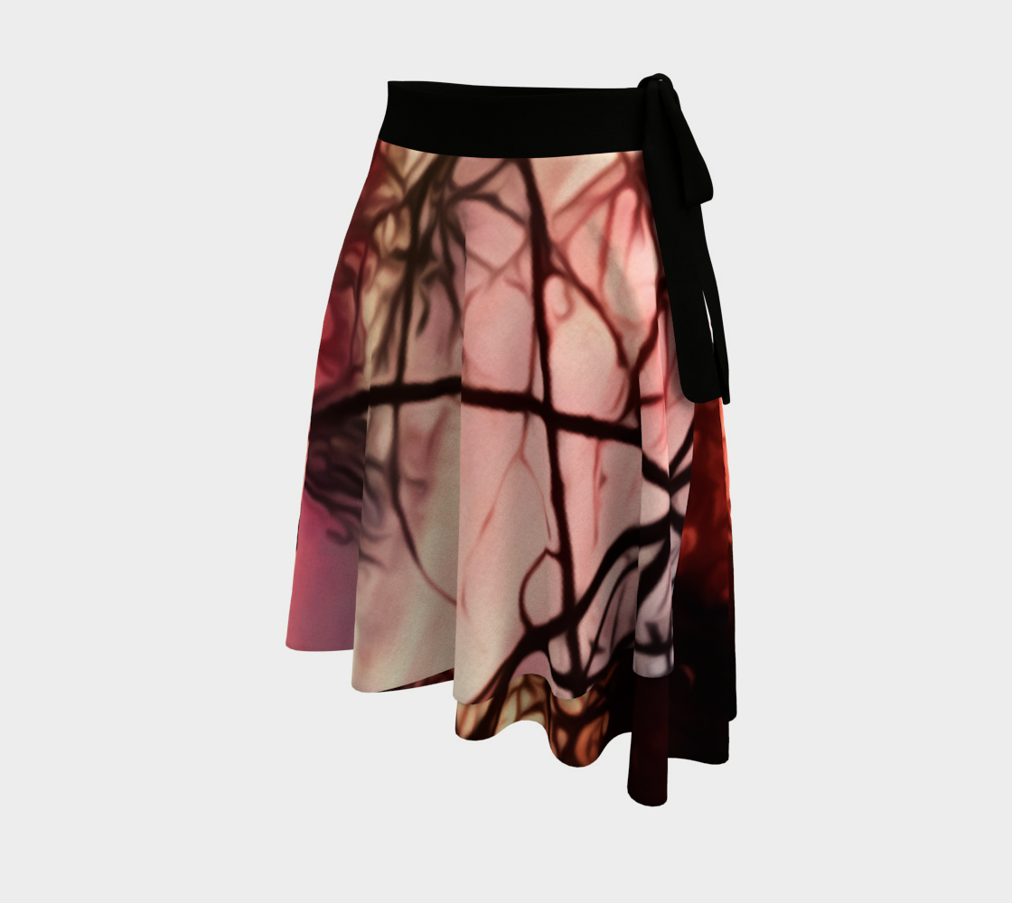 October Sunset Wrap Skirt