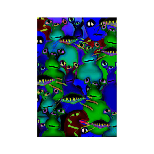 Aliens Collage Hahnemühle Photo Rag Print