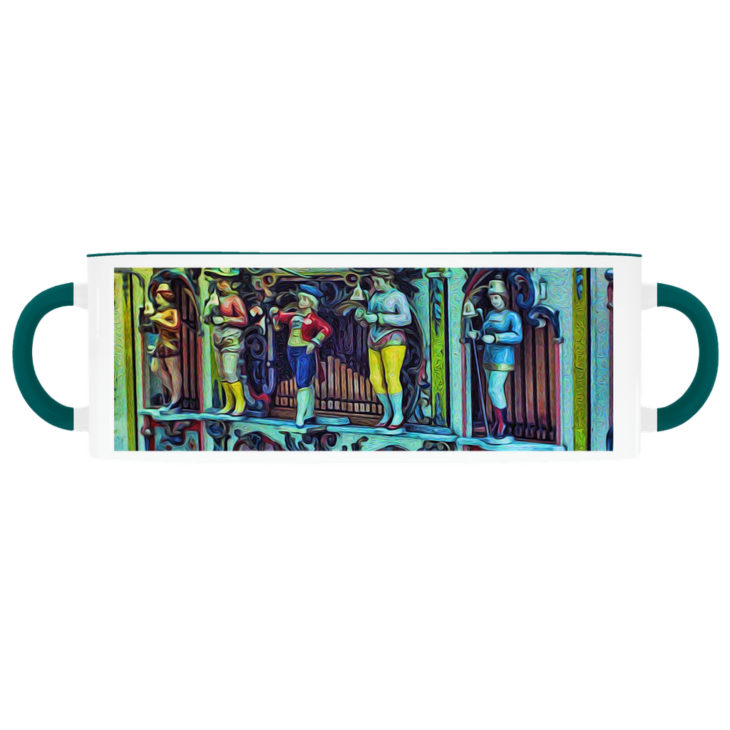 Vintage Travel Music Cart at Netherlands Accent Mugs