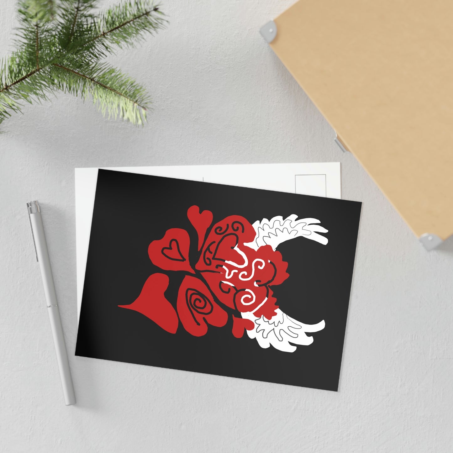 Hearts and Wings Fine Art Postcards