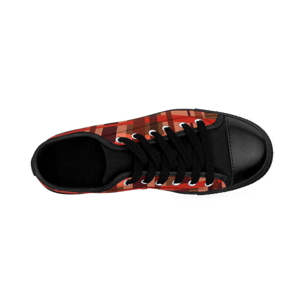 Fall Plaid Women's Sneakers