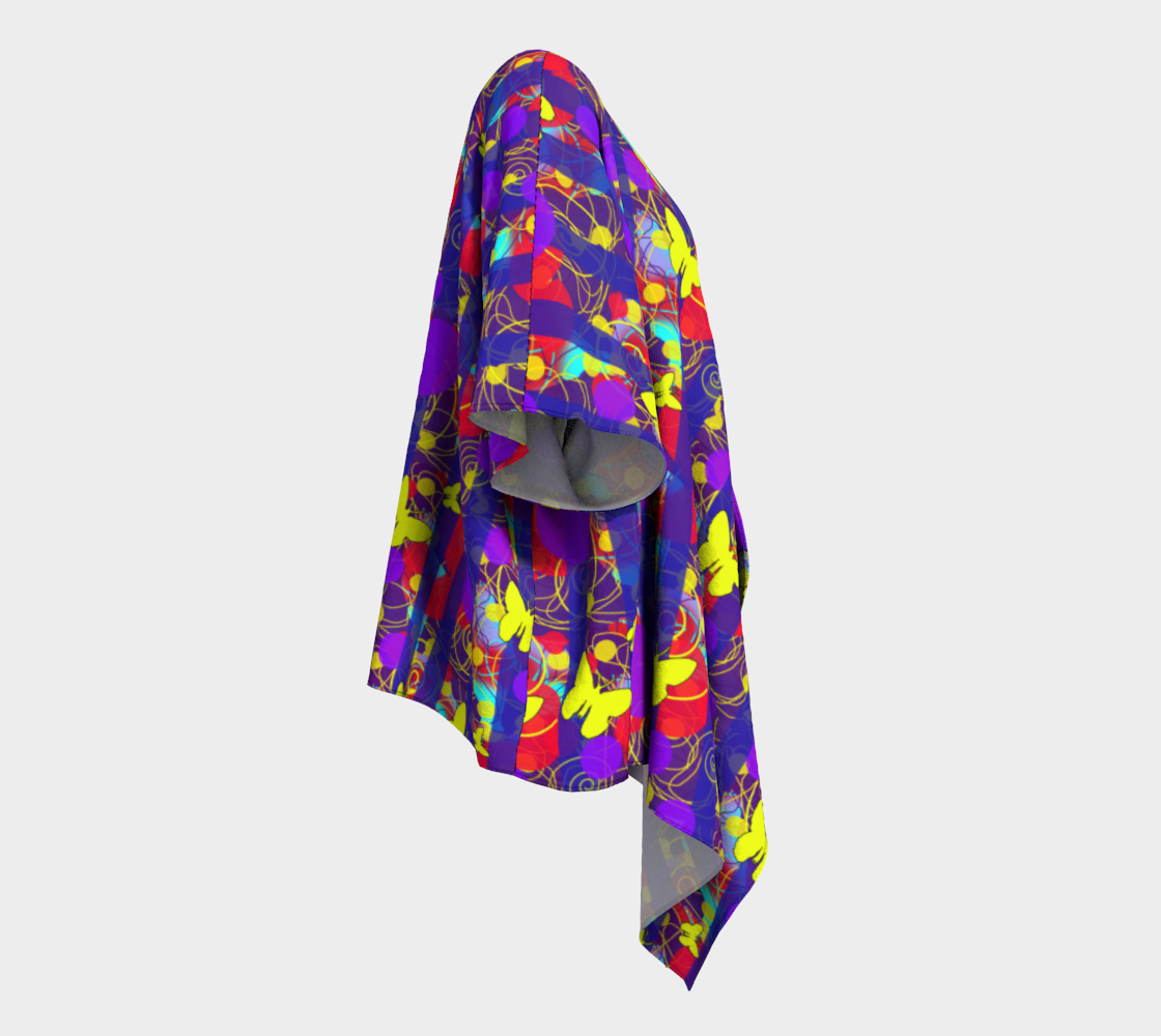 Happy Spring Draped Kimono