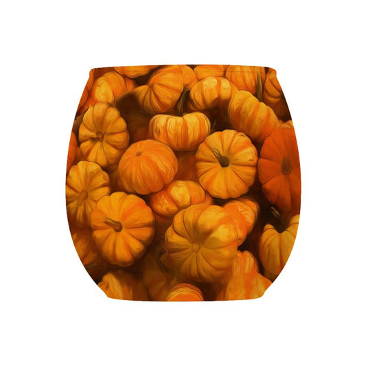 Mini Pumpkins Glass Tea Light Holder