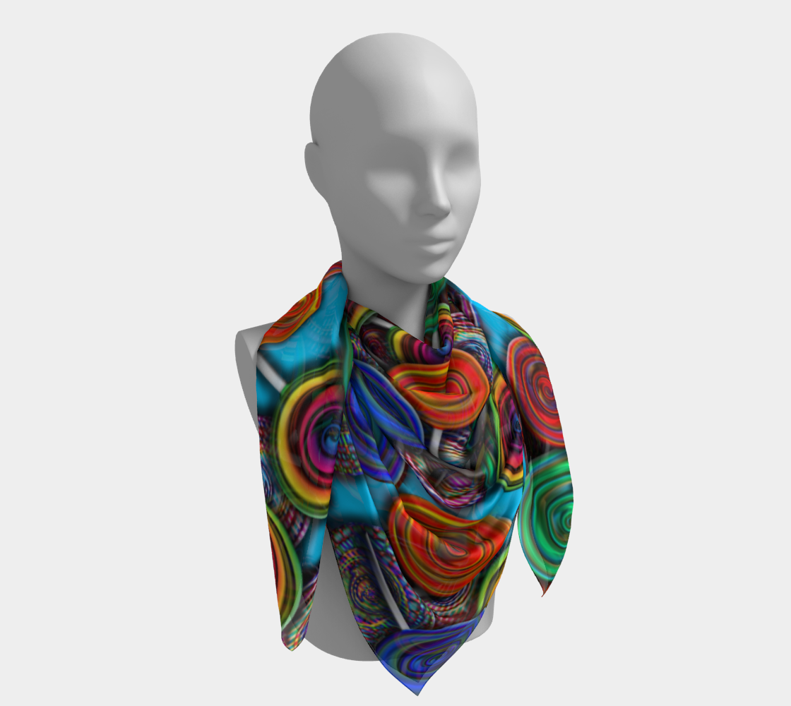 Colorful lollipops Big Square Scarf