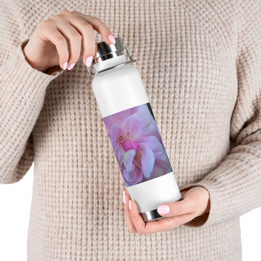 Wild Pink Rose 22oz Vacuum Insulated Bottle