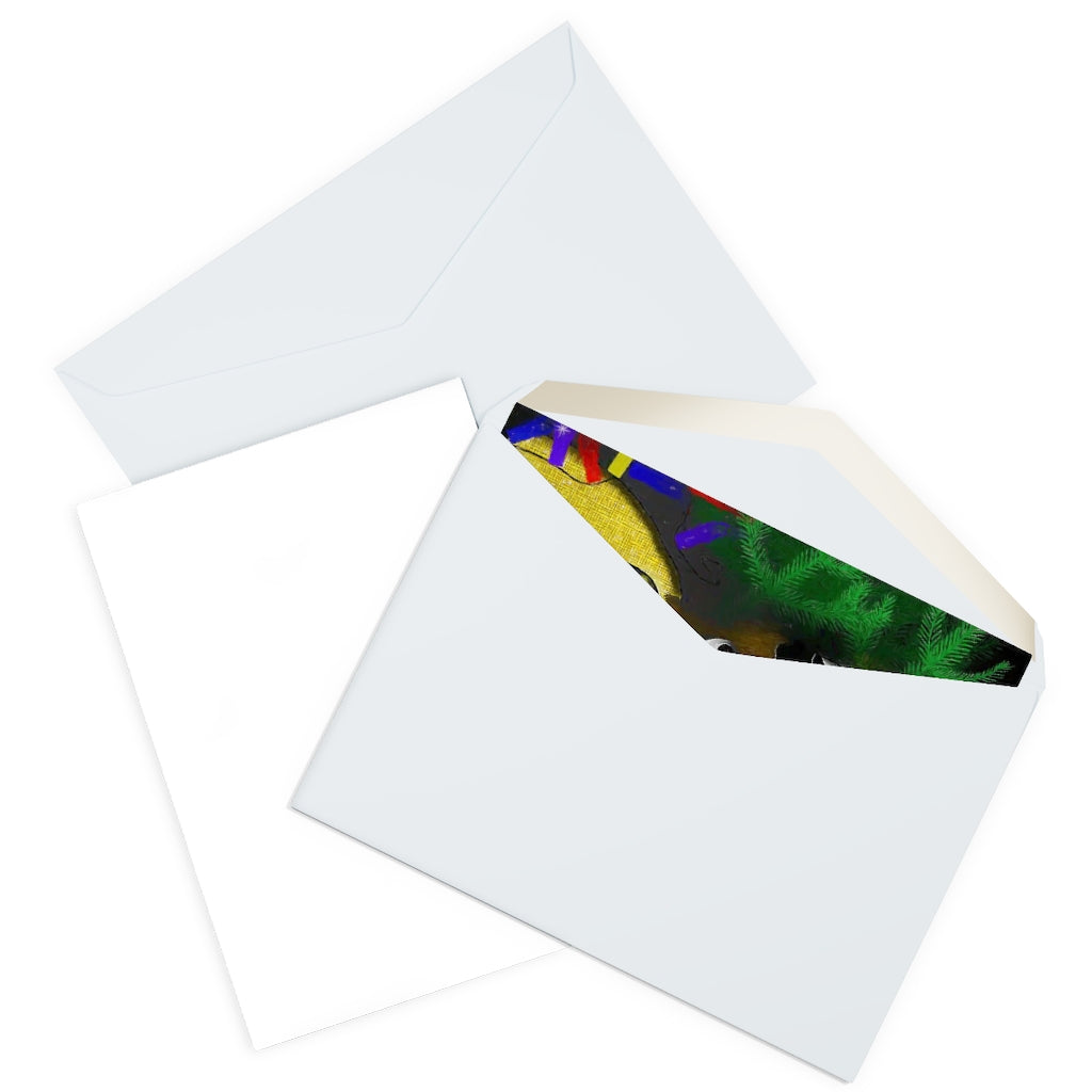Merry Chrismoose Greeting Cards (5 Pack)