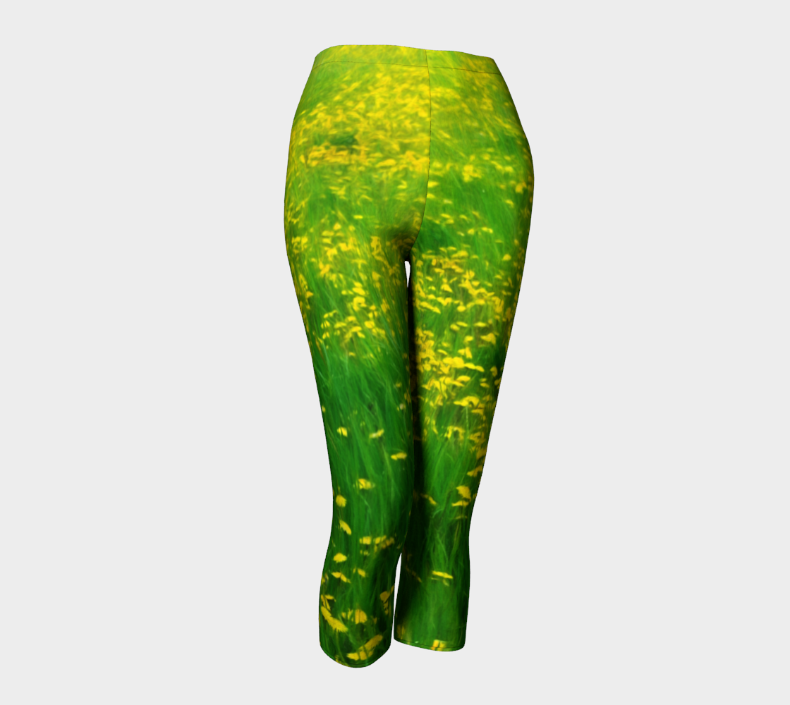 Field of Dandelions Capris