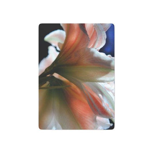 Amaryllis In The Light Custom Poker Cards