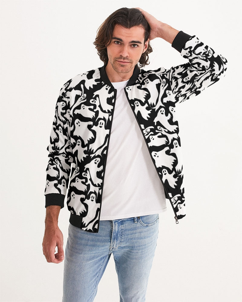 Ghosts Pattern Men's Bomber Jacket