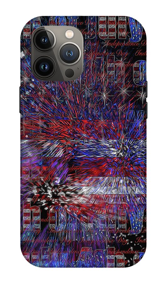 4th of July Poster - Phone Case