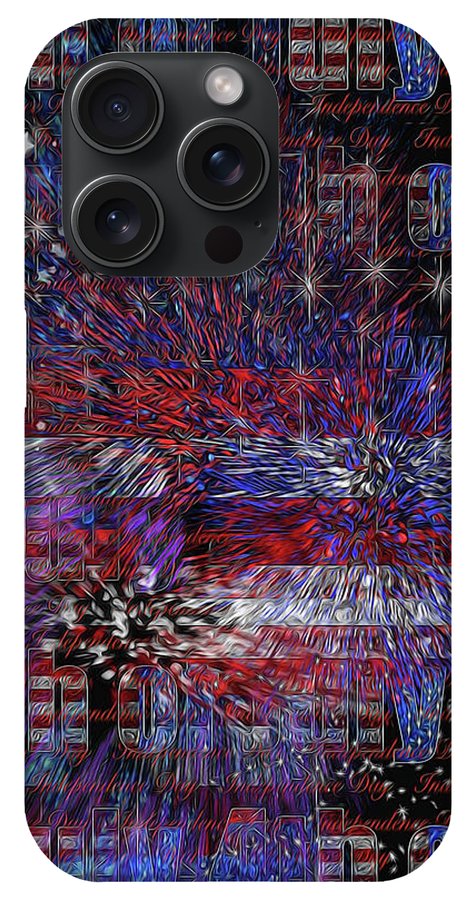 4th of July Poster - Phone Case