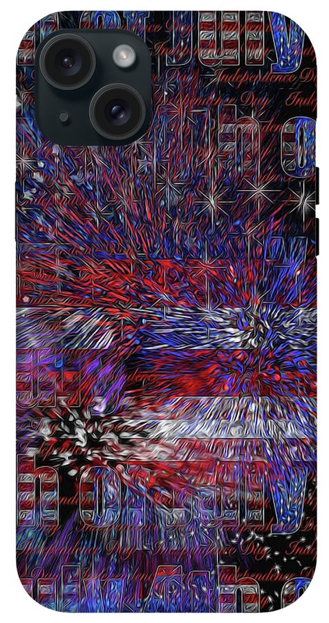 4th of July Poster - Phone Case