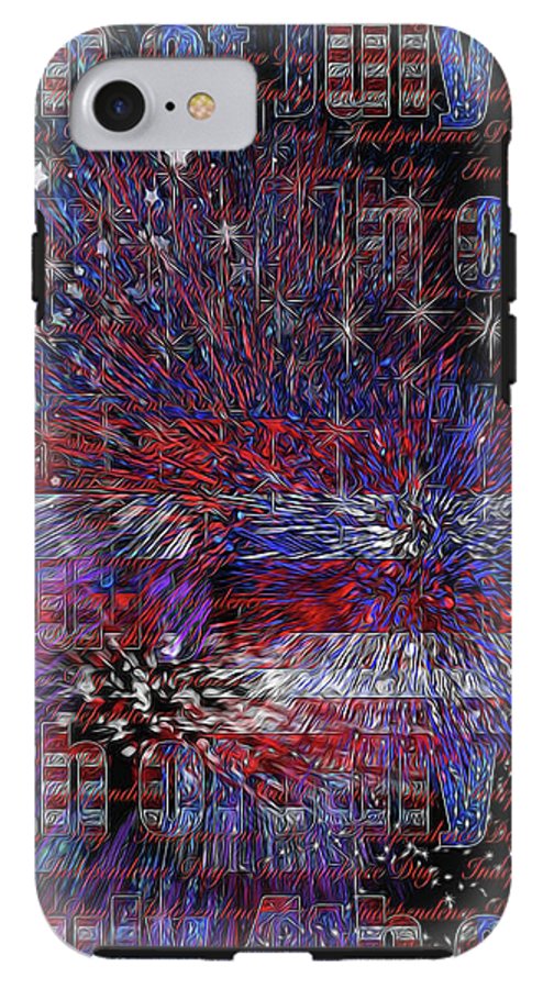 4th of July Poster - Phone Case