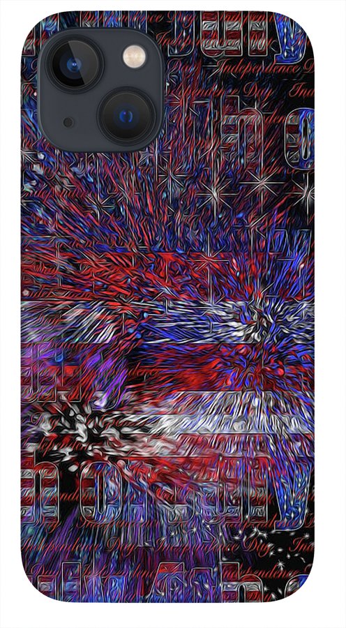 4th of July Poster - Phone Case