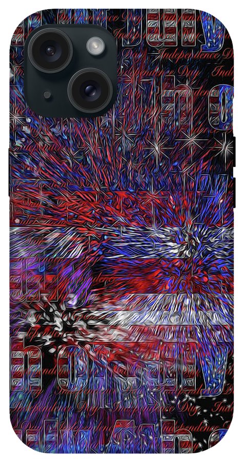 4th of July Poster - Phone Case