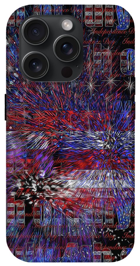 4th of July Poster - Phone Case