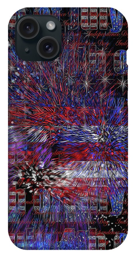 4th of July Poster - Phone Case