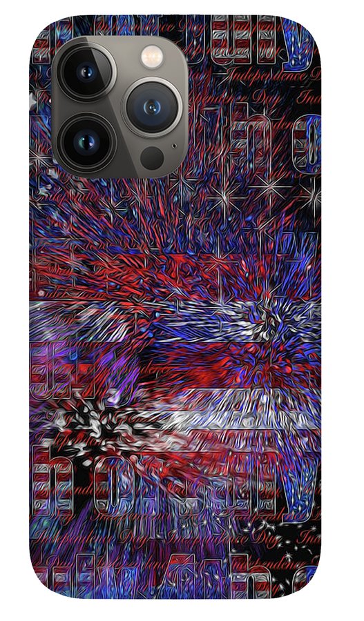 4th of July Poster - Phone Case