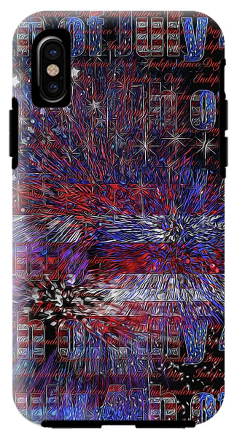 4th of July Poster - Phone Case