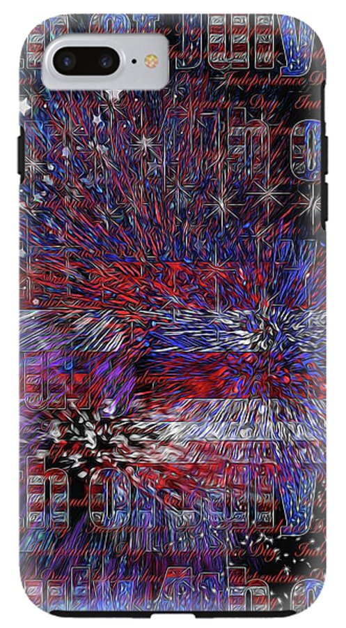 4th of July Poster - Phone Case