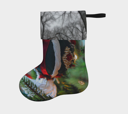 Handmade Ornament Victorian Christmas Stocking