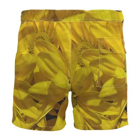 Yellow Daisies Board Shorts