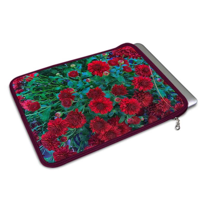 Red Mums Macbook Air Cover