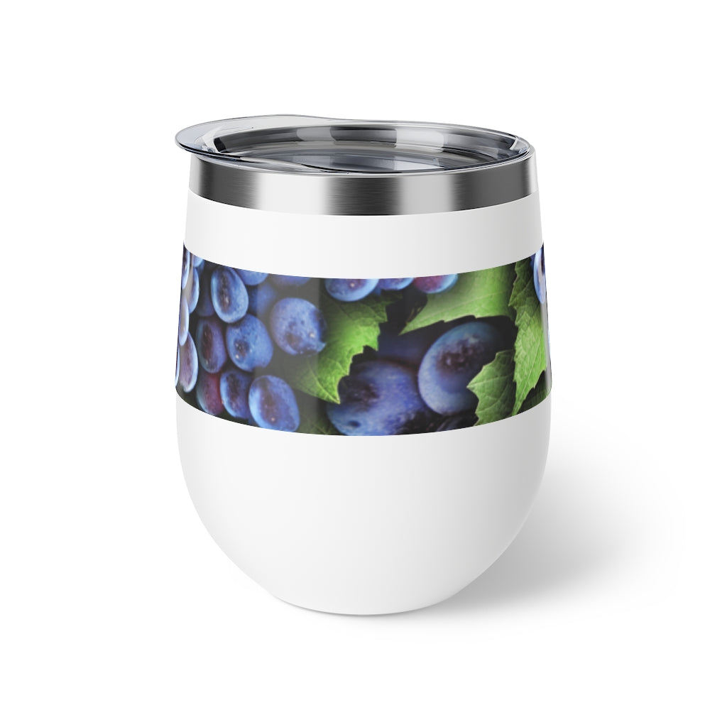 Grapes on the Vine Copper Vacuum Insulated Cup, 12oz