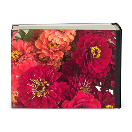 Peach and Pink Zinnias Photo Album