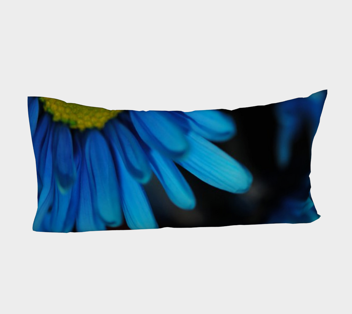 Blue Daisy Bed Pillow Sleeve