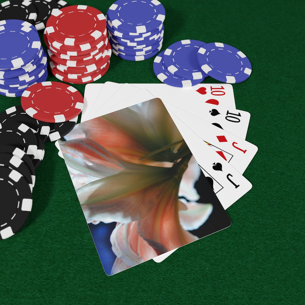 Amaryllis In The Light Custom Poker Cards