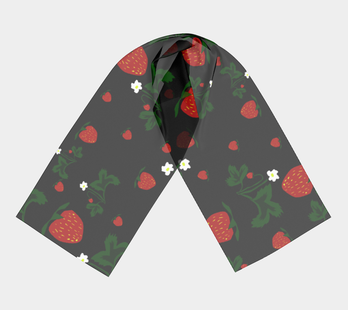 Wild Strawberries Long Scarf