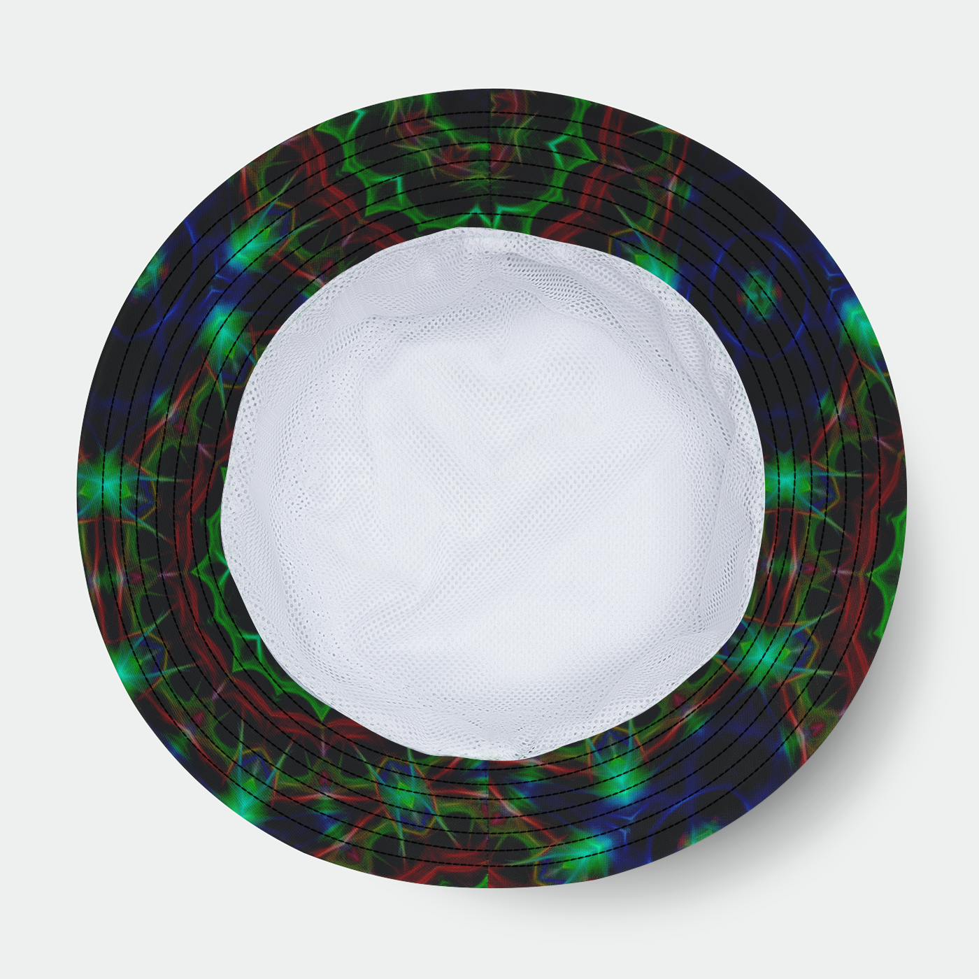 Lotus Kaleidoscope in Blue Bucket Hat