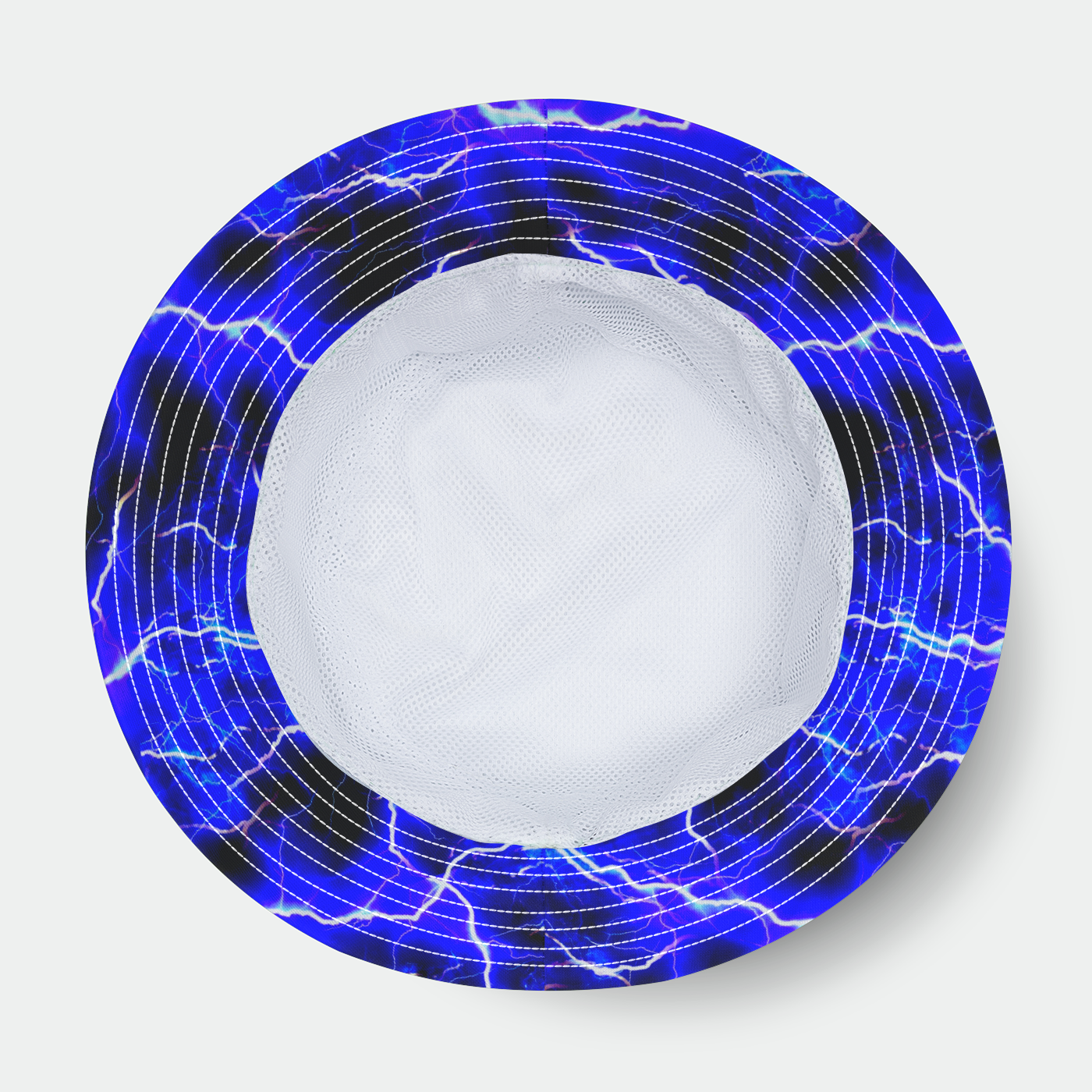 Blue Lightning Bucket Hat