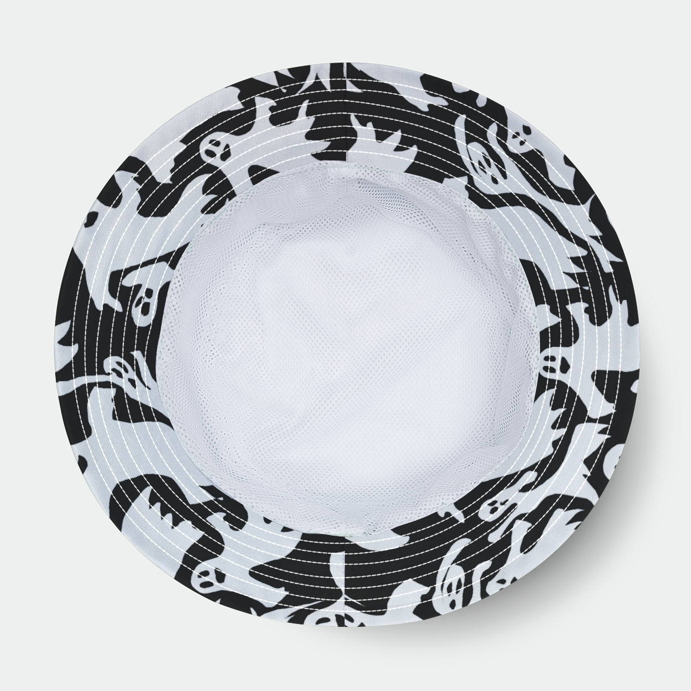 Ghosts Pattern Bucket Hat