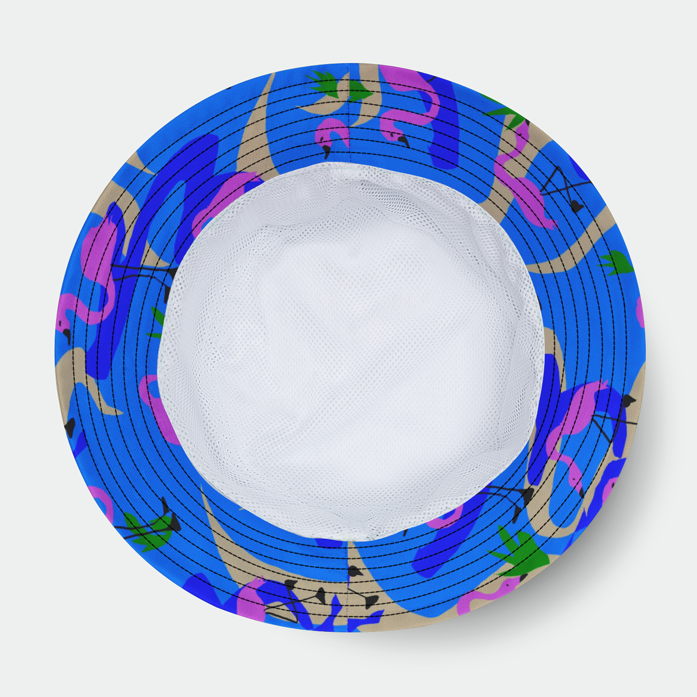 Flamingos Pattern Bucket Hat