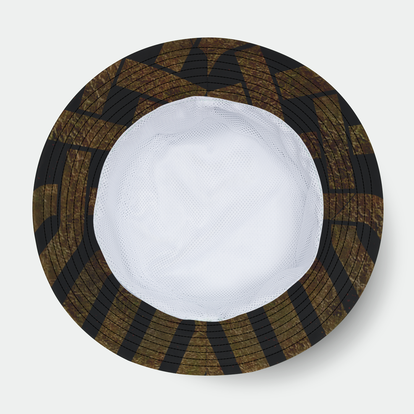 Light Faux Leather Celtic Knot Bucket Hat