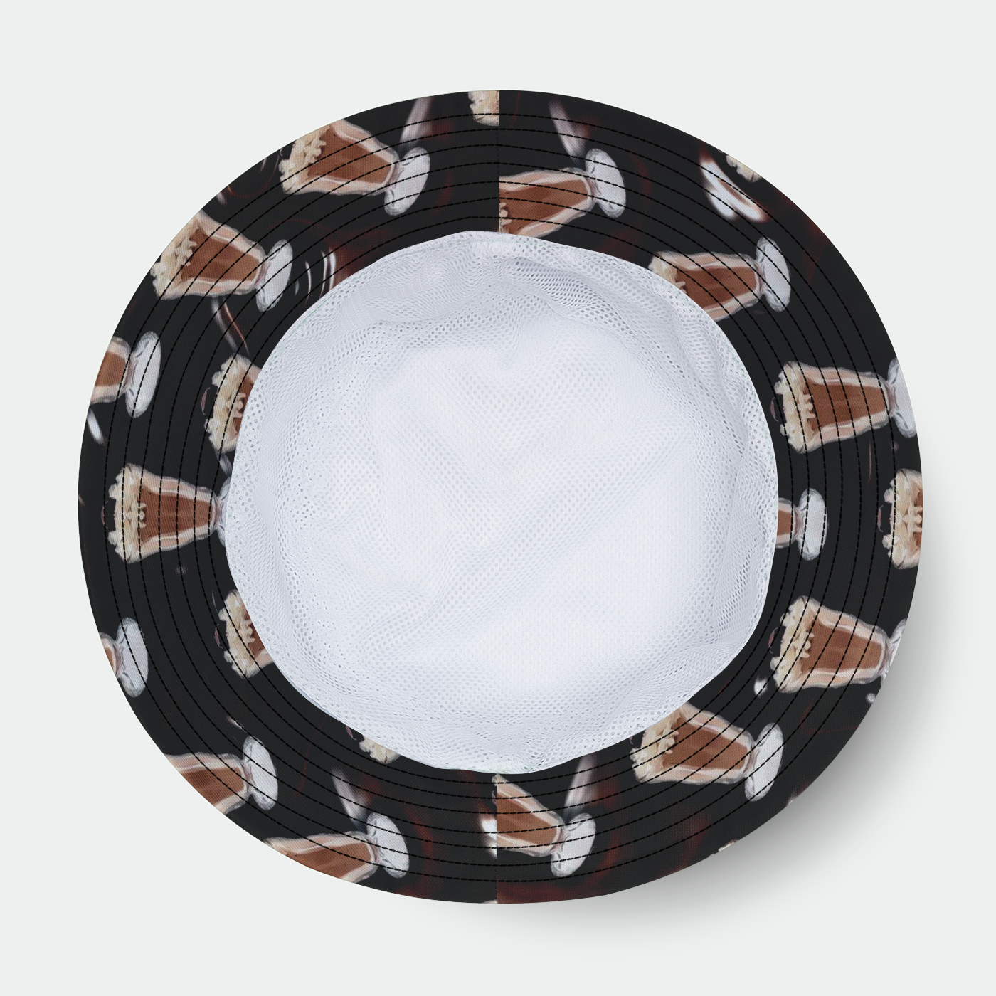 Chocolate Milkshake Pattern Bucket Hat