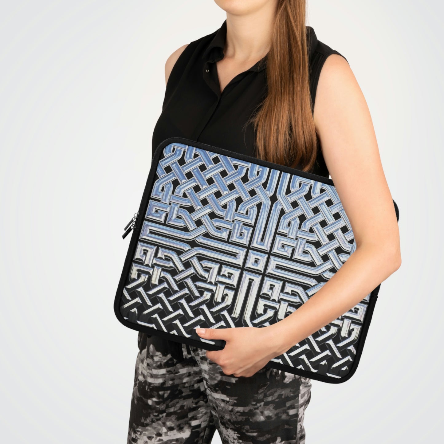 Chrome Celtic Knot Laptop Sleeve