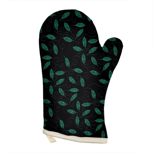 Copper Leaves Oven Glove
