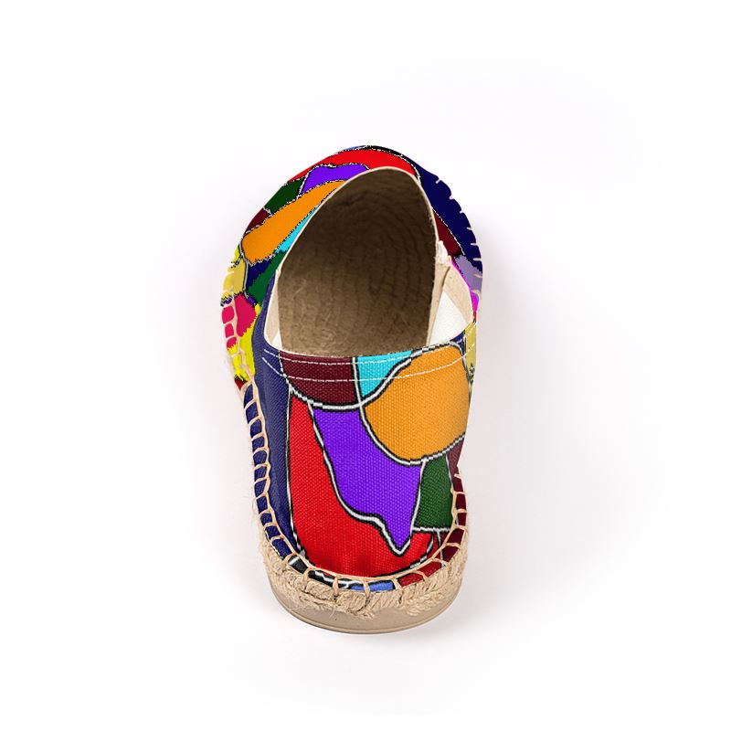 Crazy Color Abstract Espadrilles