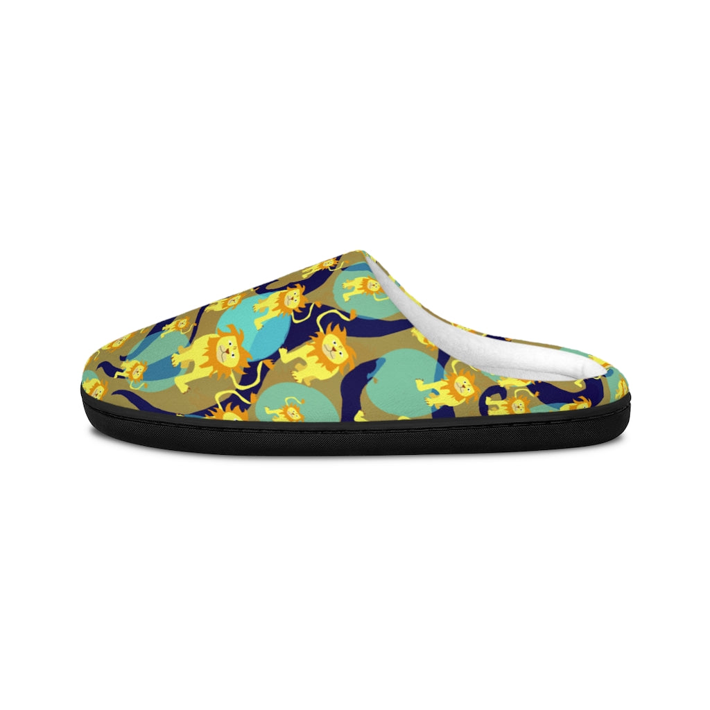 Lion Pattern Indoor Slippers