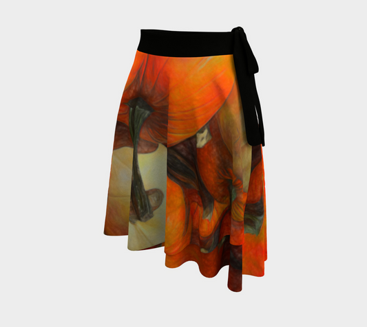 Fall Pumpkin Pile Wrap Skirt
