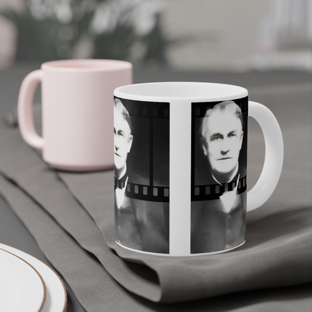 Silent Film Thomas Edison Ceramic Mugs (11oz\15oz\20oz)