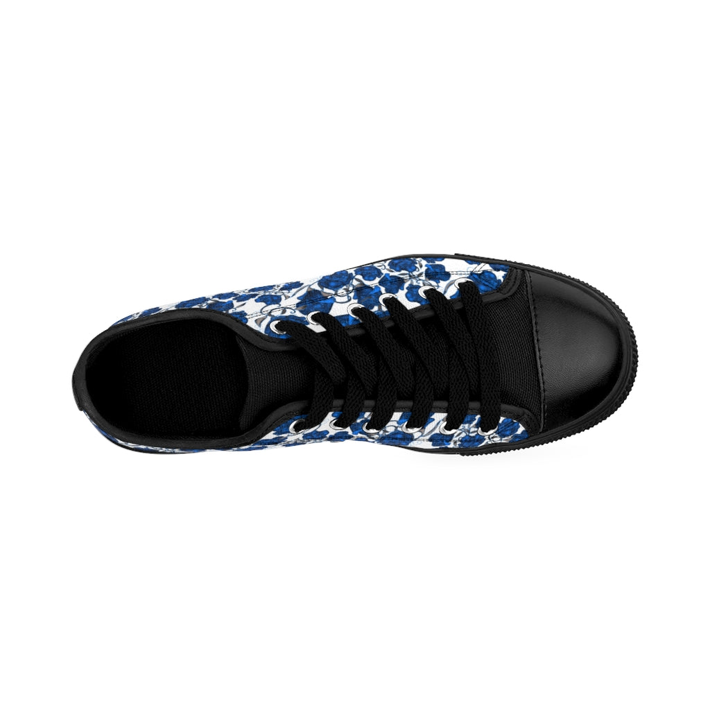 Blue Roses Women's Sneakers
